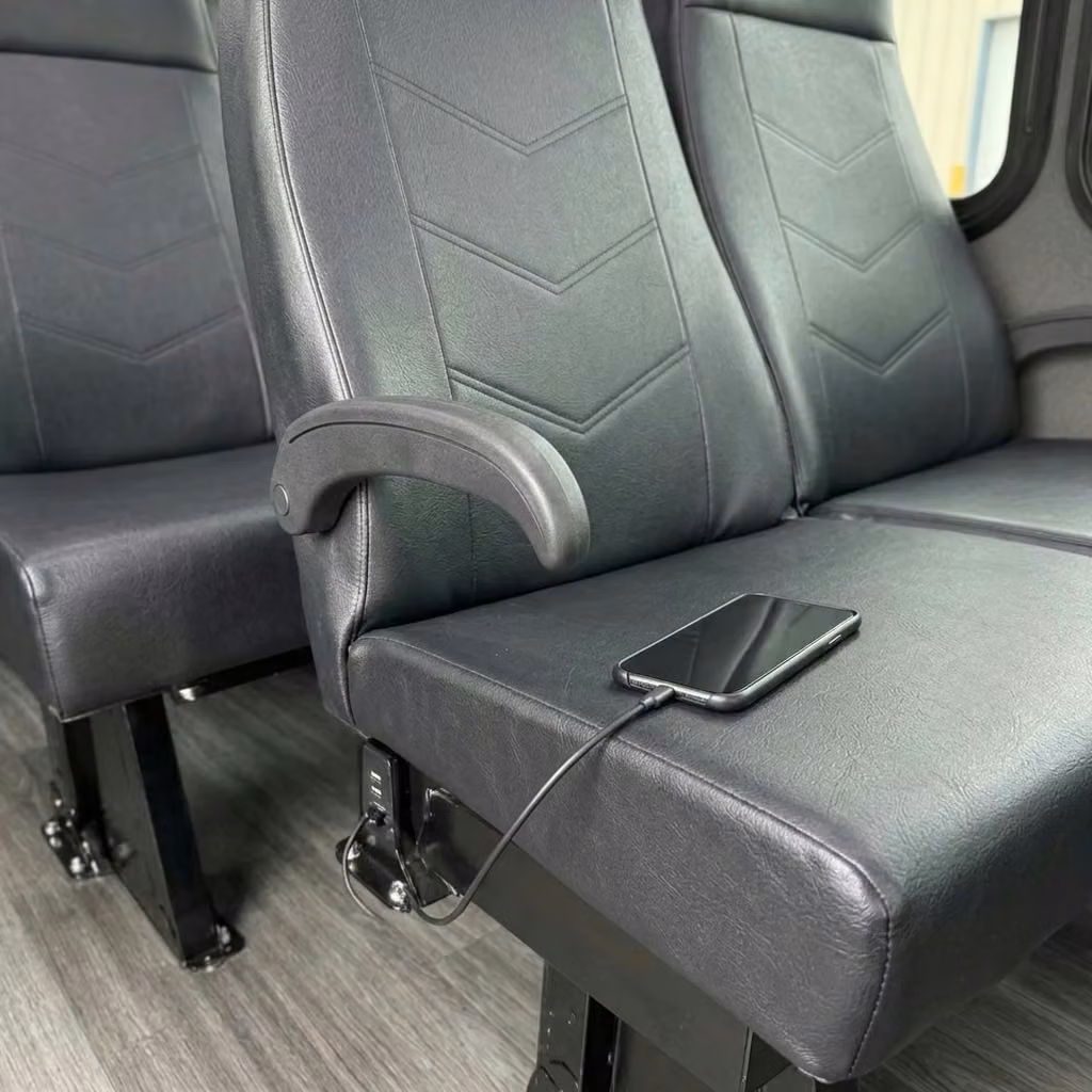 douglasville 15 passenger minibus usb charging