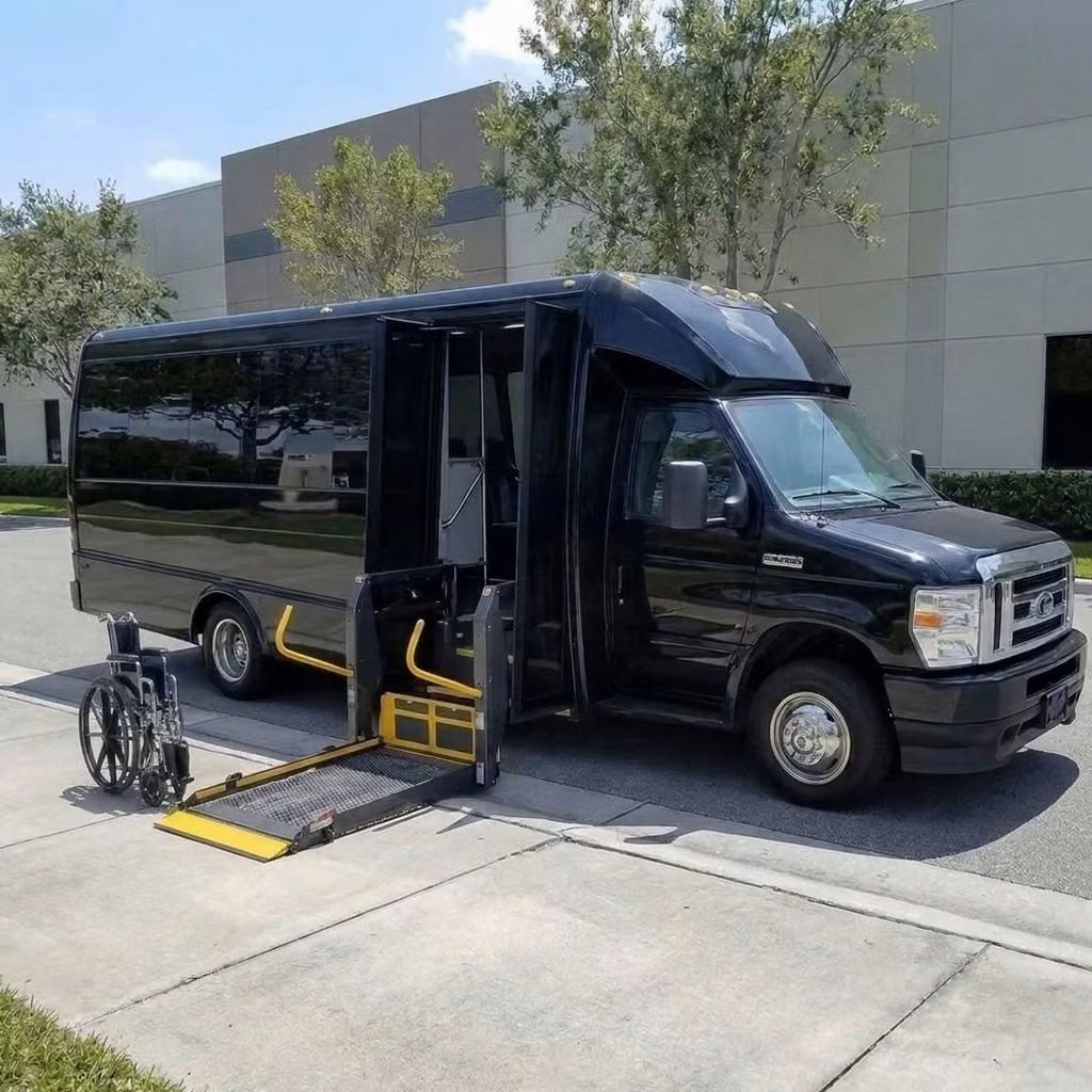 douglasville 18 passenger minibus wheelchair lift