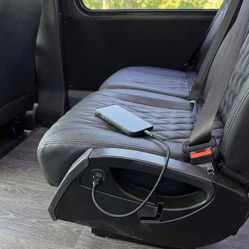 douglasville 20 passenger minibus usb charging