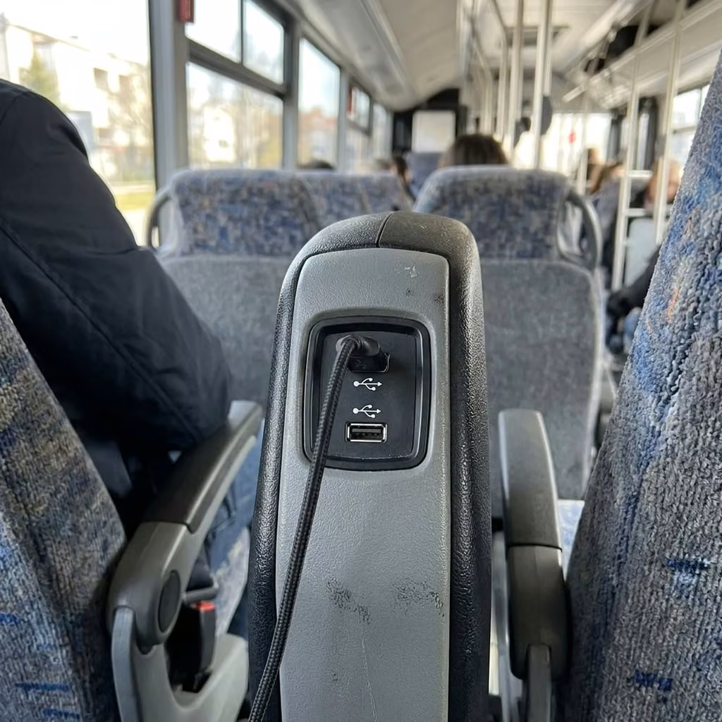 douglasville 28 passenger minibus usb charging