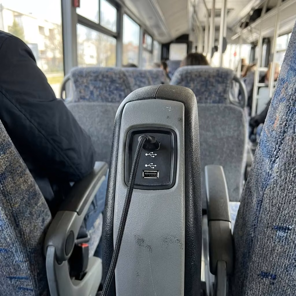 douglasville 30 passenger minibus usb charging