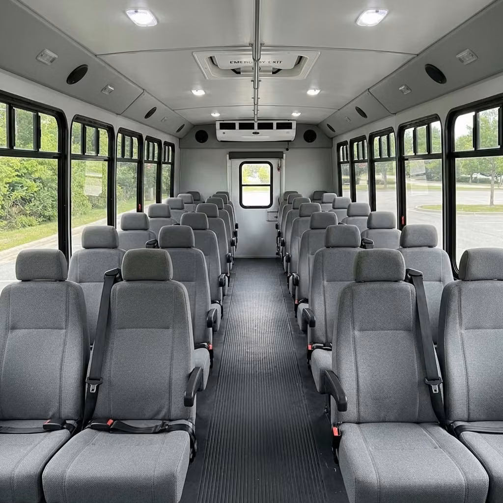 douglasville 35 passenger minibus seating