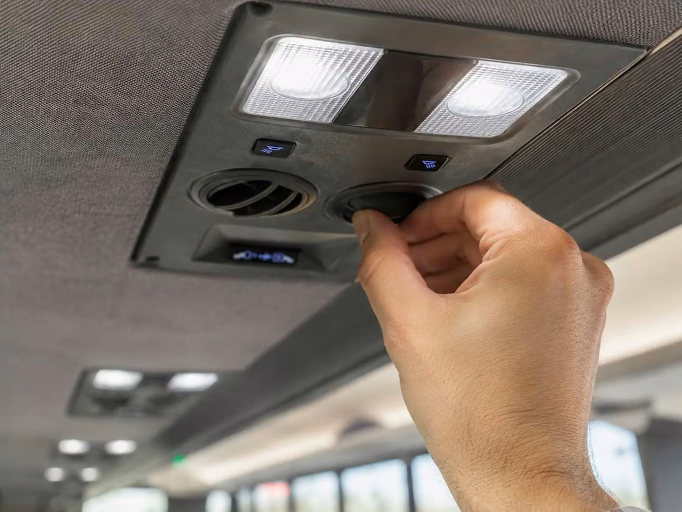douglasville 56 passenger charter bus air conditioning