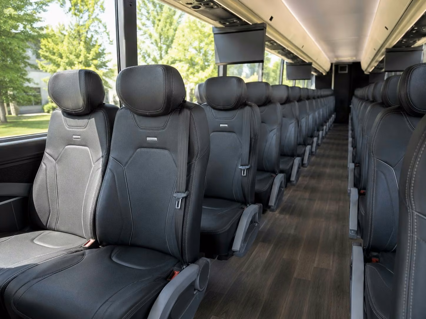 douglasville charter bus interior 3