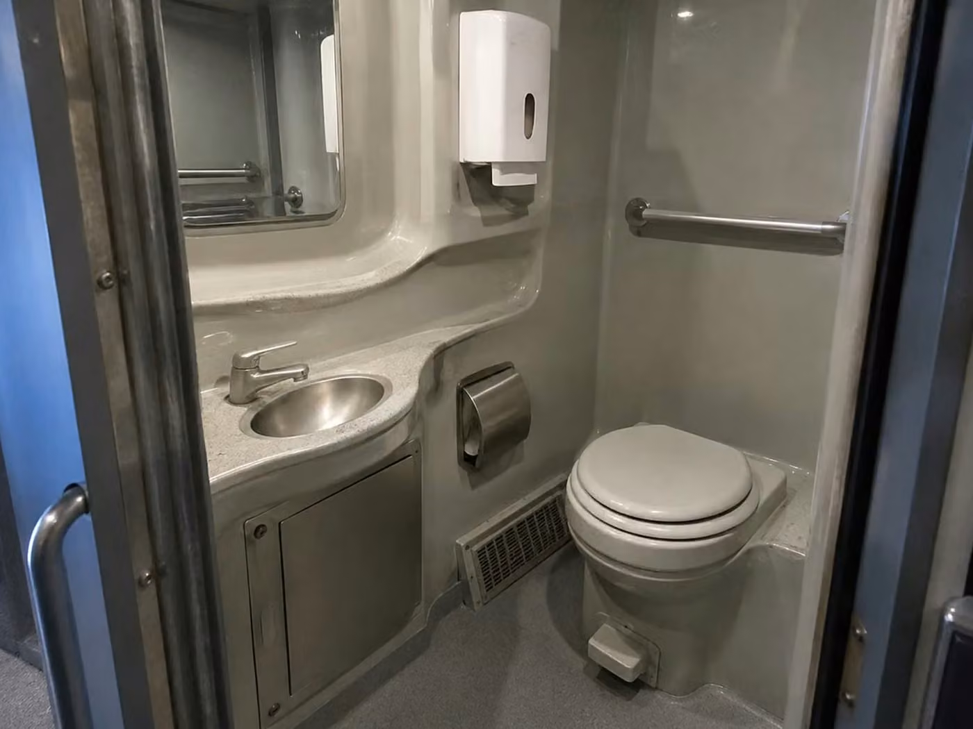douglasville charter bus onboard restroom