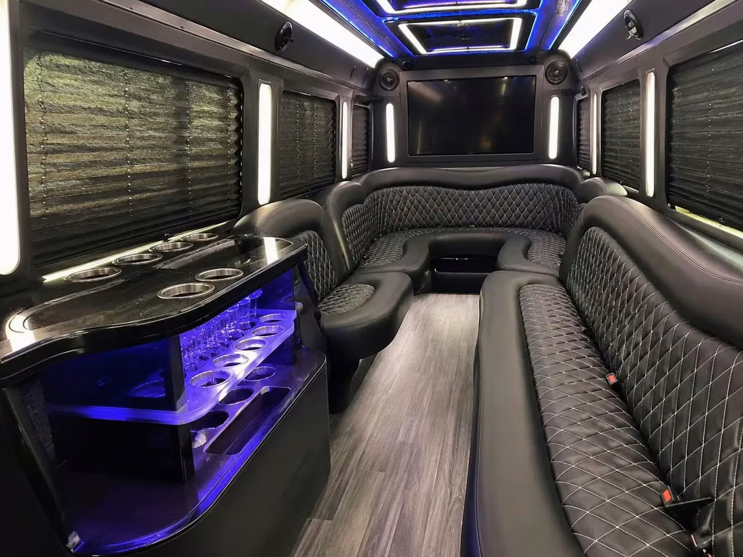 douglasville party bus bar area
