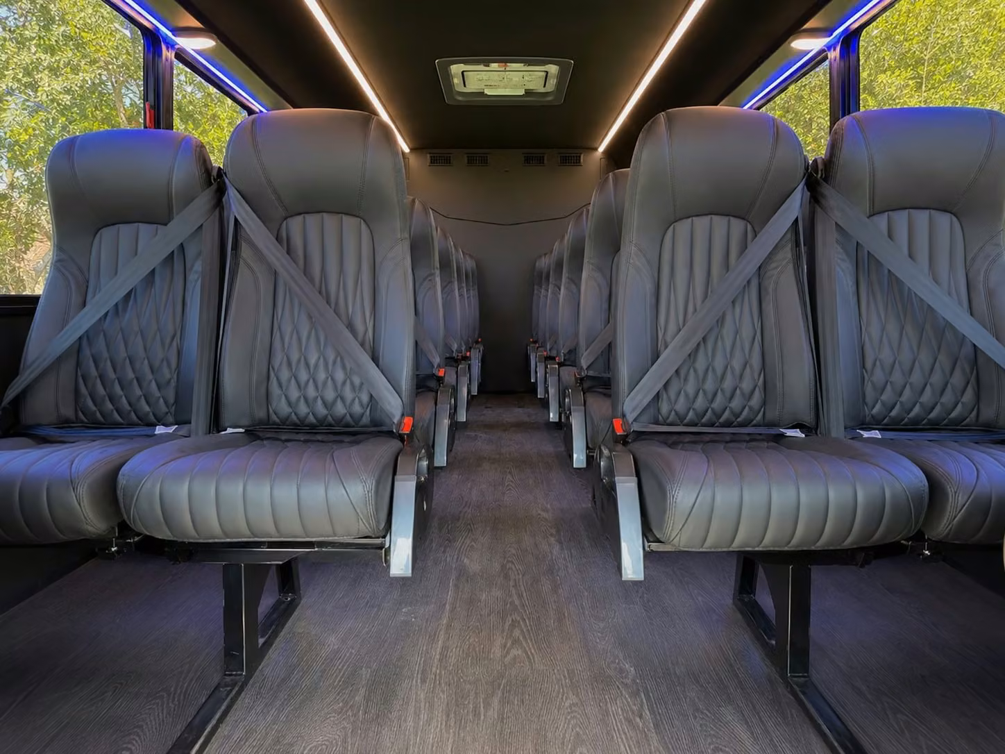 20 passenger minibus interior