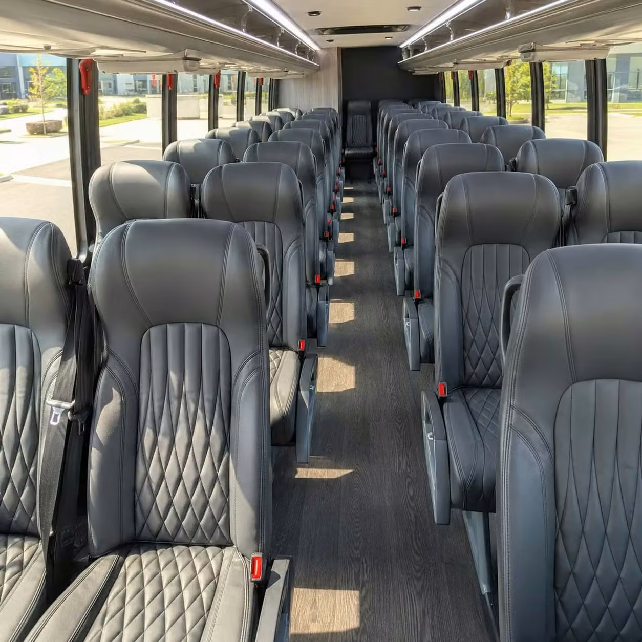 35 passenger minibus interior