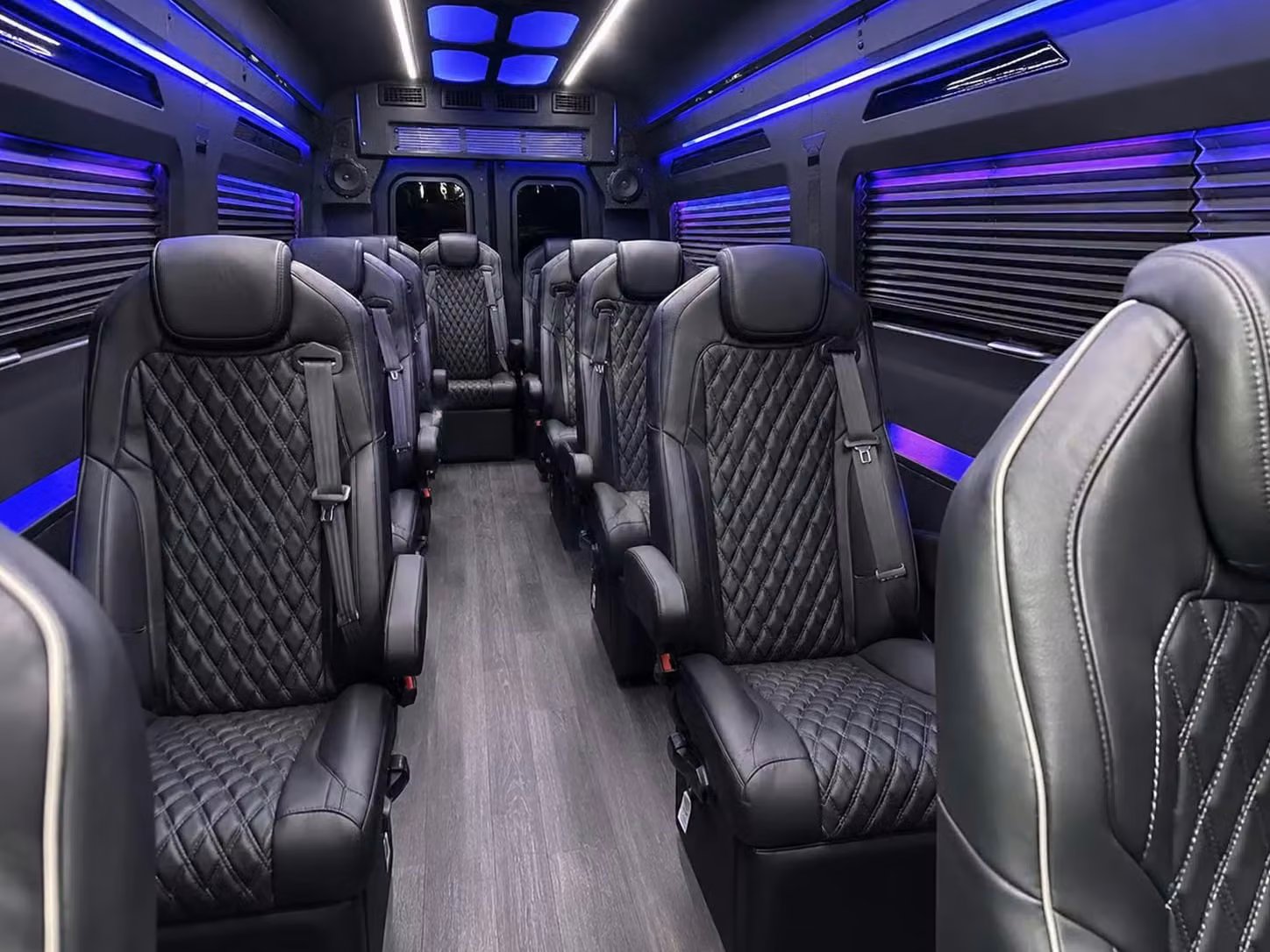 sprinter van with driver interior